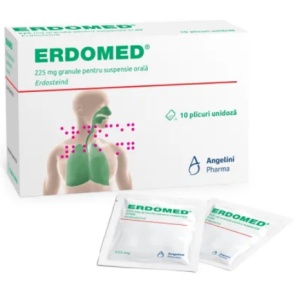 ERDOMED 225 MG GRANULE PENTRU SUSPENSIE ORALA * 10 PLICURI