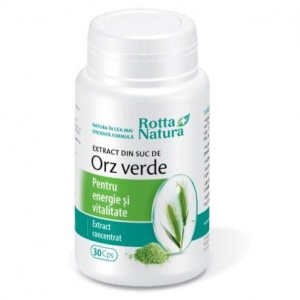 EXTRACT DIN SUC DE ORZ VERDE * 30 CAPSULE ROTTA NATURA