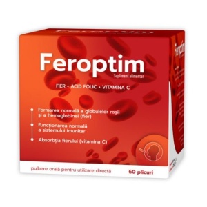 FEROPTIM * 60 PLICURI, ZDROVIT