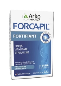 FORCAPIL FORTIFIANT PAR SI UNGHII FRAGILE * 60 CAPSULE, ARKOPHARMA
