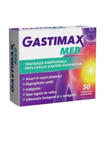 Gastimax Med, 30 comprimate masticabile, Fiterman
