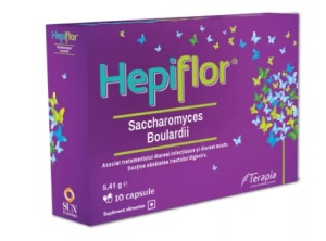 HEPIFLOR SACCHAROMYCES BOULARDII 250 MG * 10 CAPSULE