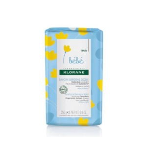 KLORANE BEBE SAPUN CU EXTRACT DE GALBENELE, 250G