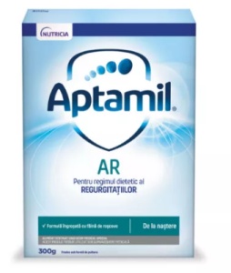 Lapte praf Aptamil AR, + 0 luni, 300 g