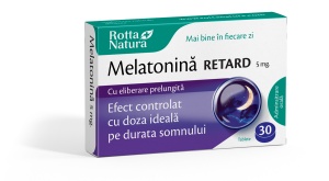 MELATONINA RETARD 5 MG * 30 TABLETE ROTTA NATURA