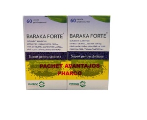 PACHET PROMO 1+1 GRATIS BARAKA FORTE * 60 CAPSULE