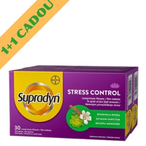 PACHET PROMOTIONAL SUPRADYN STRESS CONTROL * 30 COMPRIMATE FILMATE, 1 + 1 GRATIS
