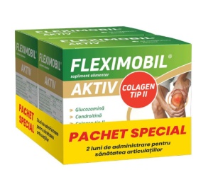 PACHET SPECIAL FLEXIMOBIL AKTIV * 2 x 60 COMPRIMATE FILMATE, FITERMAN PHARMA