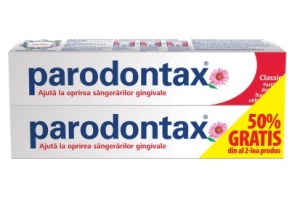 PASTA DE DINTI PARODONTAX CLASSIC * 75 ML 1+1 REDUCERE 50% LA AL DOILEA PRODUS 0787