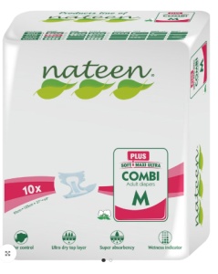 SCUTECE ADULTI COMBI PLUS LINE MARIMEA M *10 BUC NATEEN