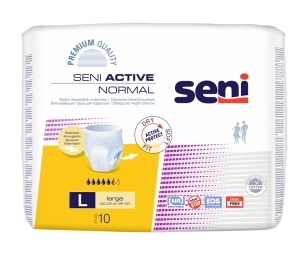 SCUTECE ADULTI SENI ACTIV CHILOT ELASTIC NORMAL LARGE * 10 BUC