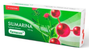 Silimarina, 150 mg, 30 comprimate, Farmacom