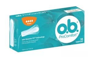 TAMPOANE OB JOHNSON PROCOMFORT SUPER * 16 BUC 4503