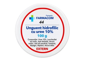 UNGUENT HIDROFILIC CU UREE 10%* 100 G, FARMACOM
