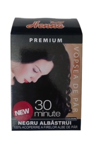 VOPSEA HENNA PREMIUM NEGRU ALBASTRUI * 60 G