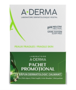ADERMA SAPUN DERMATOLOGIC * 100G / 2 BUC PACH 1333
