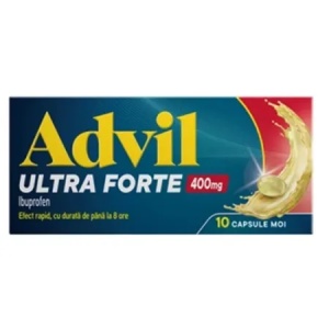 ADVIL ULTRA FORTE 400 MG * 10 CAPSULE MOI