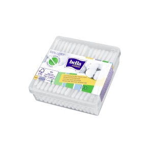 BETISOARE IGIENICE PENTRU URECHI DIN HARTIE * 100 CUT PATRATA 402983, BELLA