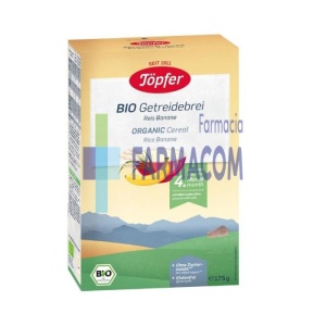 CEREALE TOPFER BIO OREZ BANANE * 175 G 4 LUNI