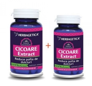 Cicoare Extract, 60 capsule + 10 capsule, Herbagetica - Img 2