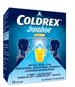COLDREX JUNIOR HOTREM * 10 PL PERRIGO
