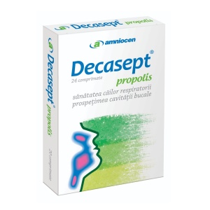 DECASEPT PROPOLIS * 24 COMPRIMATE, AMNIOCEN