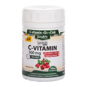 JUTAVIT VITAMINA C 500 MG + VITAMINA D3 + ZINC + EXTRACT DE MACESE * 100 TABLETE