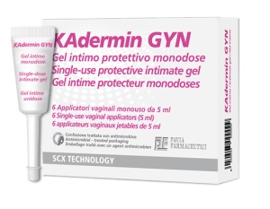 KADERMIN GYN * 6 APLICATOARE VAGINALE/ 5 ML GEL INTIM