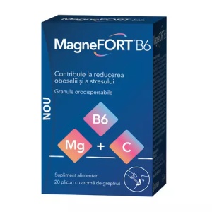 MAGNEFORT B6 * 20 PLICURI GRANULE ORODISPERSABILE, BIOFARM