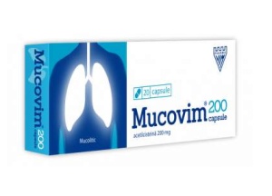 Mucovim 200 mg, 20 capsule, Vim