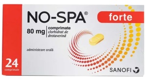 No-Spa forte, 80mg, 24 comprimate, Sanofi