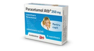 PARACETAMOL 250 MG COPII * 6 SUP ATB