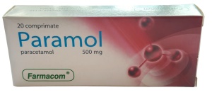 Paramol, 500 mg, 20 comprimate, Farmacom