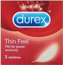 PREZERVATIVE DUREX FEEL THIN X3