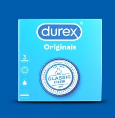 PREZERVATIVE DUREX ORIGINALS CLASSIC * 3 BUC