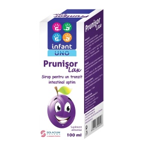 Prunisor Lax Infant Uno, sirop pentru copii, 100 ml, Solacium Pharma