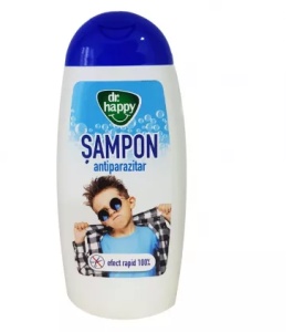 SAMPON ANTIPARAZITAR DR.HAPPY+ PIEPTENE GRATIS * 270 ML