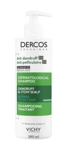 ȘAMPON TRATAMENT ANTI-MĂTREAȚĂ POTRIVIT PENTRU PĂRUL NORMAL SPRE GRAS, 390 ML, VICHY