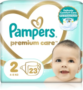 SCUTECE COPII PAMPERS PREMIUM CARE 4-8 KG * 23 BUC