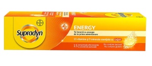 Supradyn Energy Coenzima Q10, 15 comprimate efervescente
