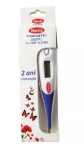 TERMOMETRU DIGITAL DE CORP CU VARF FLEXIBIL, NARCIS KD403