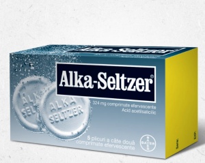 Alka Seltzer, 324 mg, 10 comprimate efervescente, Bayer