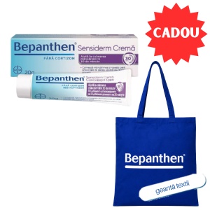 BEPANTHEN SENSIDERM CREMA * 20 G + GEANTA TEXTIL ALBASTRA