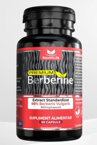 BERBERINE PREMIUM 600 MG * 60 CAPSULE VEGANE, BOOST4LIFE 0382