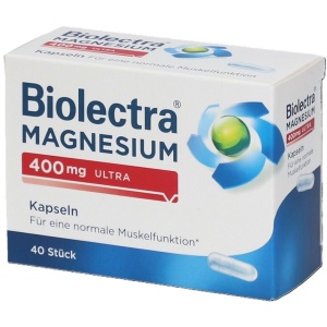 BIOLECTRA MAGNEZIU ULTRA 400 MG * 20 CAPSULE
