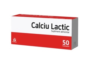 CALCIU LACTIC * 20 COMPRIMATE, BIOFARM