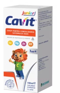 CAVIT JUNIOR SIROP PENTRU CONSOLIDAREA SISTEMULUI OSOS * 150 ML