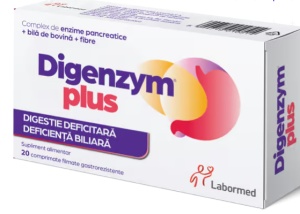 Digenzym Plus, 20 comprimate, Labormed