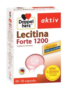 DOPPELHERZ AKTIV LECITINA FORTE 1200MG * 30 CAPSULE+10 CAPSULE CADOU