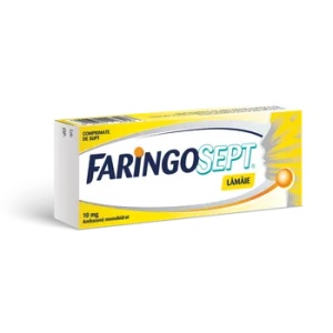 FARINGOSEPT L 10 MG * 10 COMPRIMATE SUPT